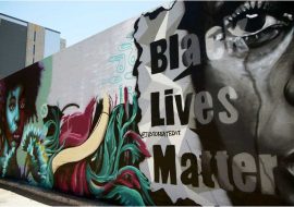 Actus artistiques-Des Graffitis pour supporter Black Lives Matter